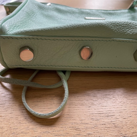 Rebecca Minkoff mint zip Crossbody bag - Picture 4 of 7